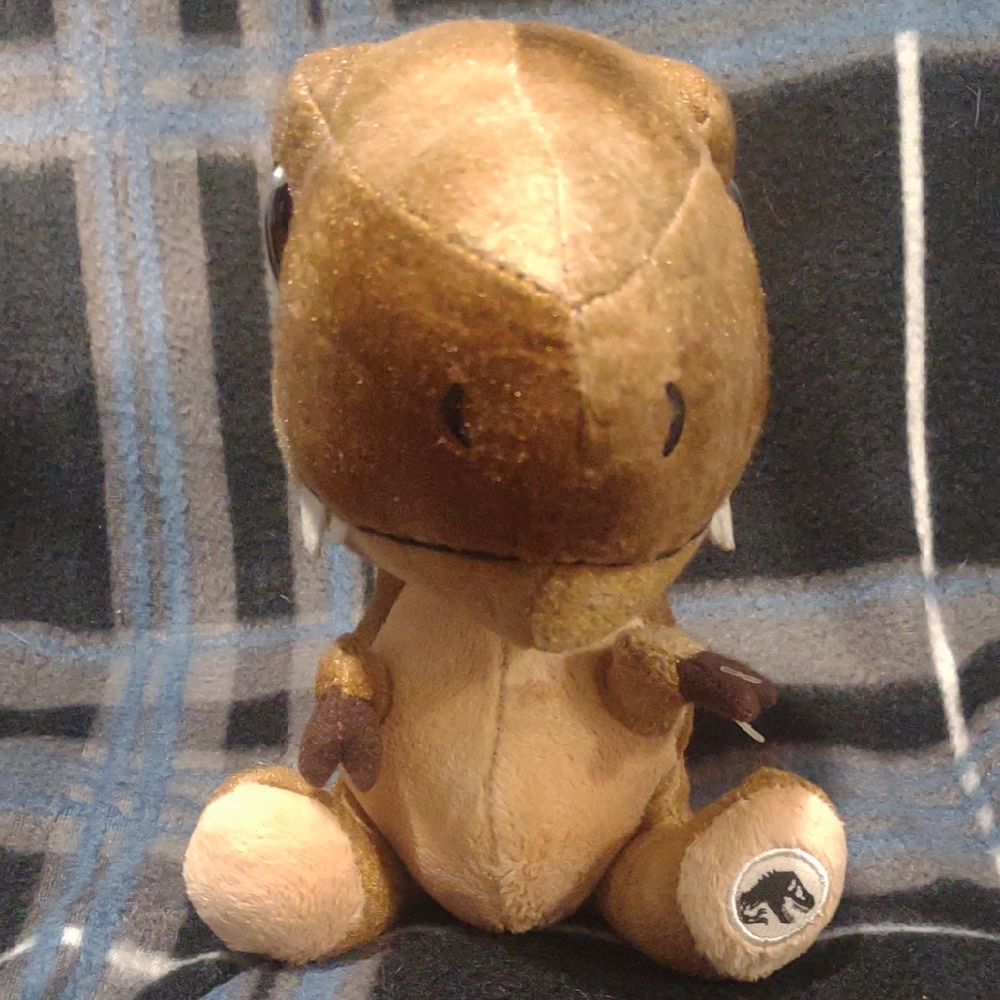 Plush Tyrannosaurus Rex Stuffed Dinosaur - Brown & Tan